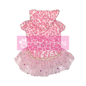 Pink Leopard Print Dress