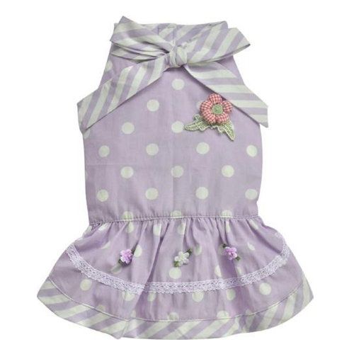 Doggy Party Dress Lilac